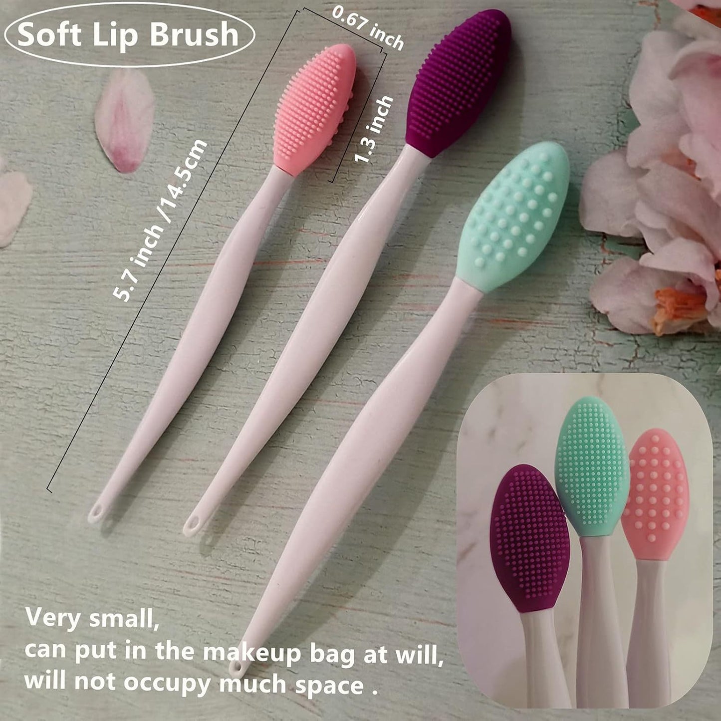 Dual Sided Nose & Lip Cleansing Brush