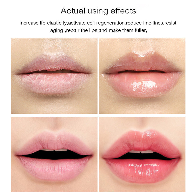 Transparent lip plumper
