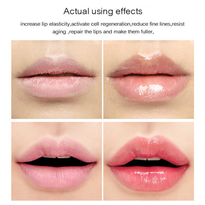 Transparent lip plumper
