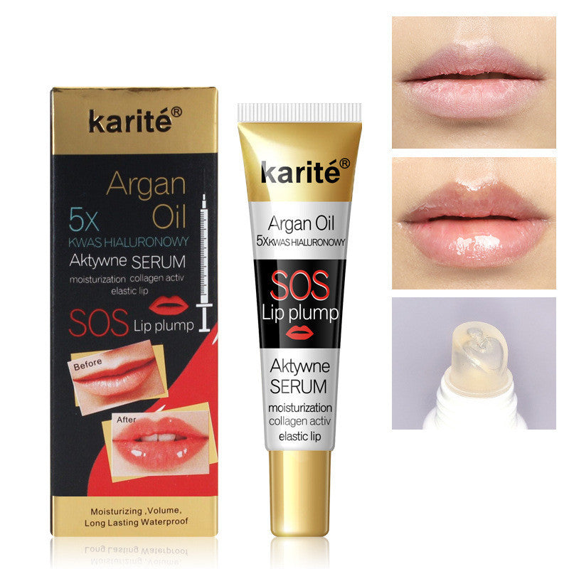 Transparent lip plumper