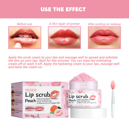 EELHOE Peach Lip Scrub